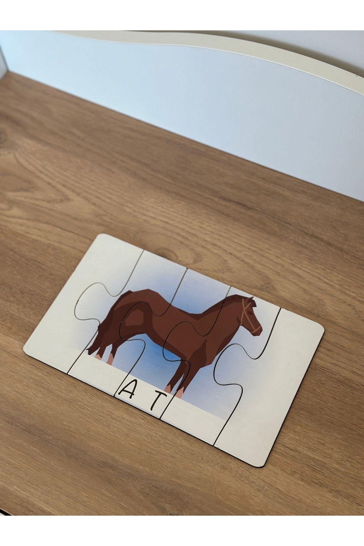 Karter İnovasyon Hayvanlar Öğrenme Eşleme Puzzle Kartı, Puzzle Eğitici Oyuncak, Montessori Eğitim Oyuncak, Motor Zeka fotoğrafı 2 (önizleme)