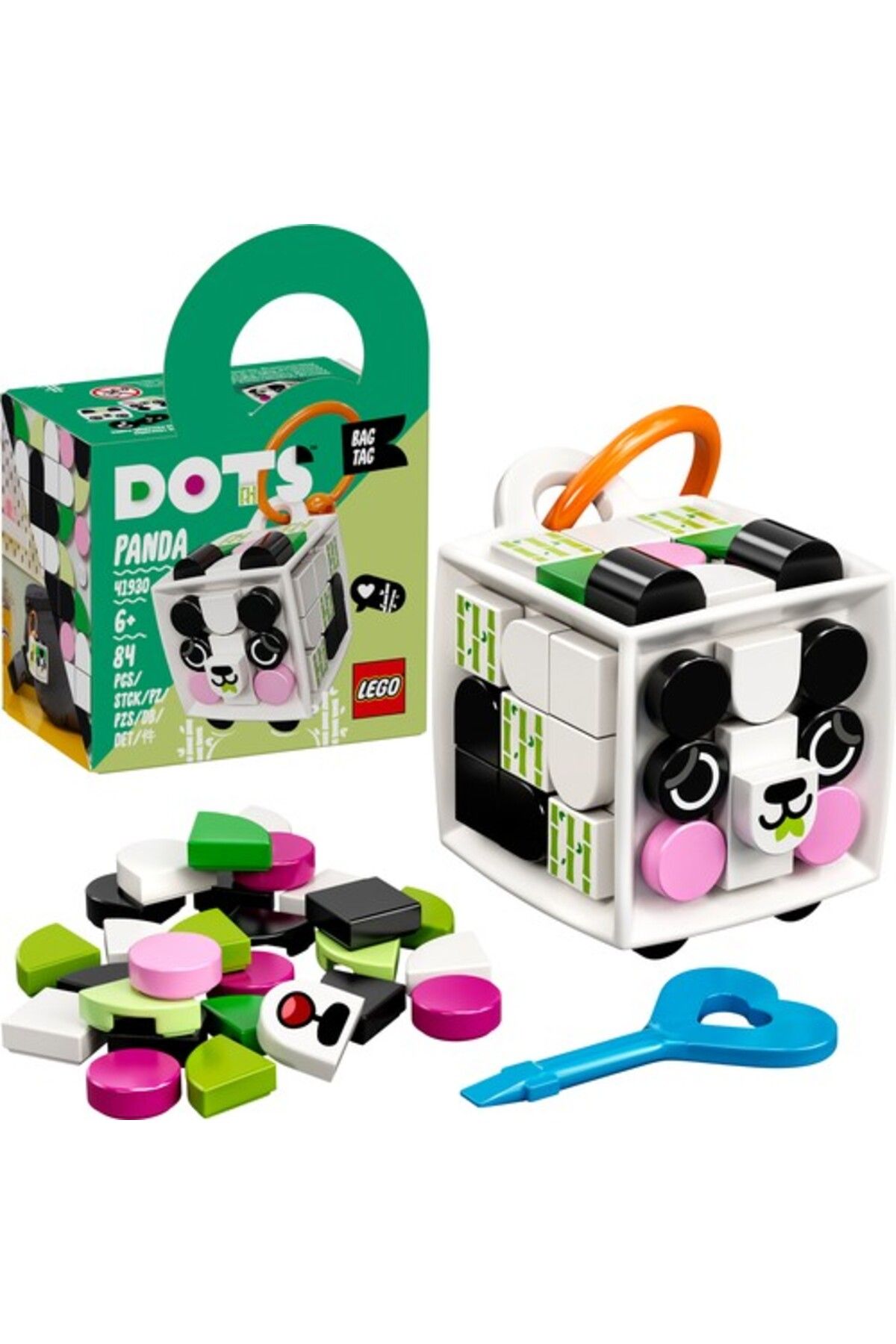 LEGO-Dots 41930 Bag Tag Panda 3