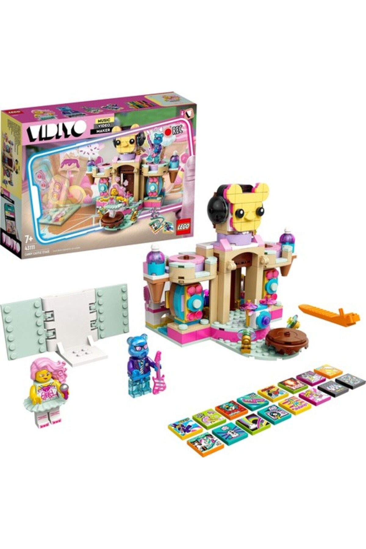 LEGO-Brand: Vidiyo Candy Castle Stage 43111 Building Set Toy; Children Have Your Own Music Clips Y 1