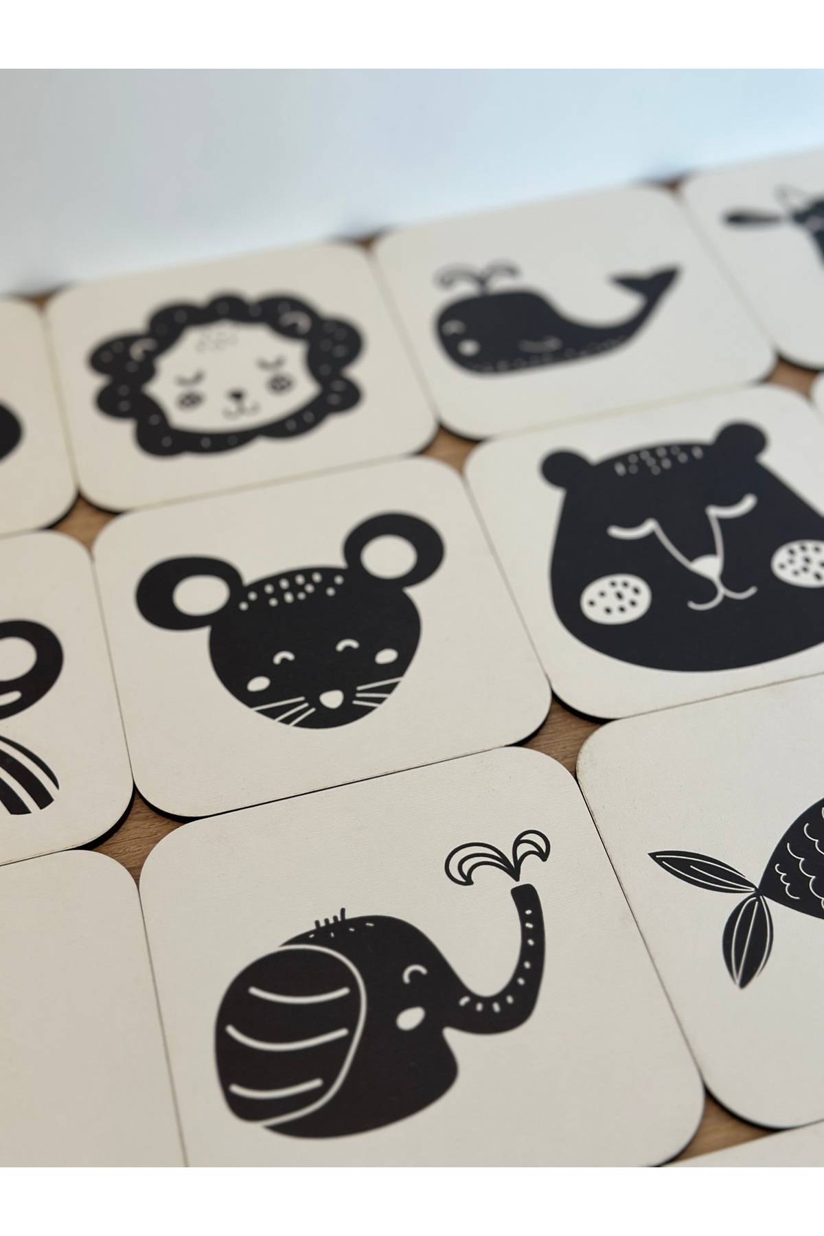 Karter İnovasyon Bebeğimin Ahşap Ilk Zeka Kartları Flaş Kart Flash Cards Bebek Zeka Kartları İlk Zeka Kartları fotoğrafı 4 (önizleme)