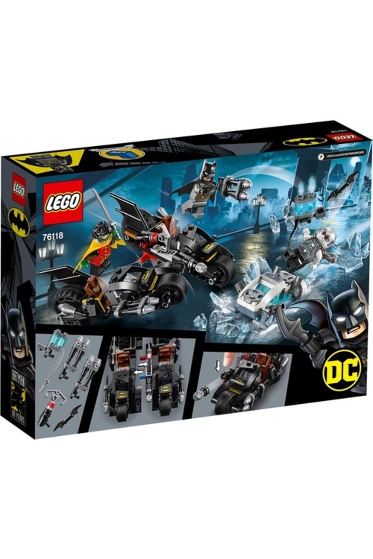 سوپر قهرمانان ۷۶۱۱۸ نبرد با دوچرخهٔ بتمنِ آقای فریز