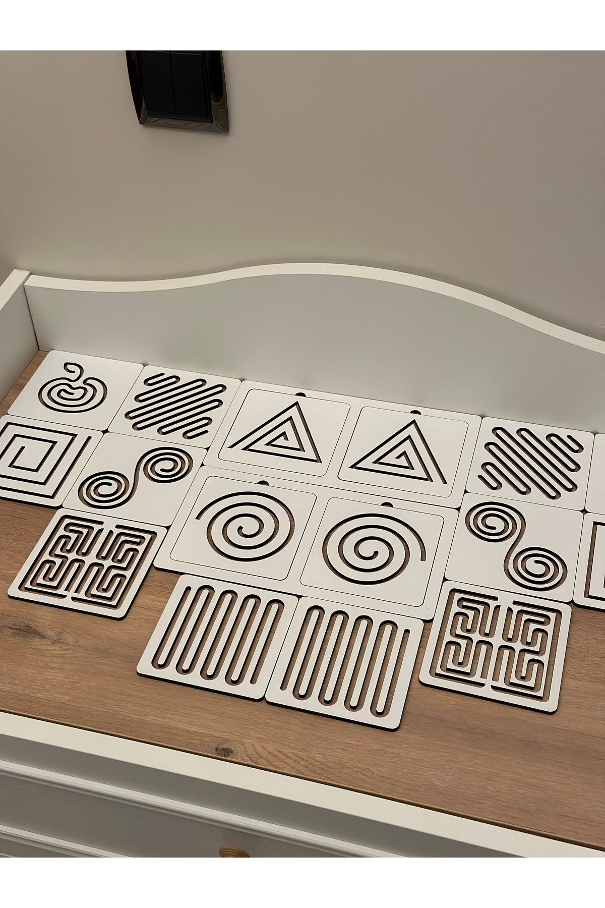 Karter İnovasyon Simetrik Şekiller Çizgi Çalışma Seti, Eğitici Oyuncak, Montessori Eğitim Oyuncak, Motor Zeka Oyun fotoğrafı 5 (önizleme)