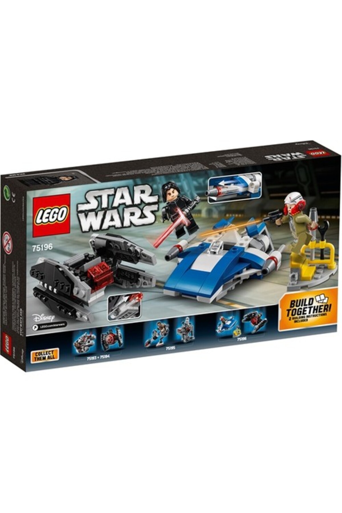 جنگ ستارگان ۷۵۱۹۶ میکروفایترهای ای-ویینگ در برابر تی-آی سایلنسر