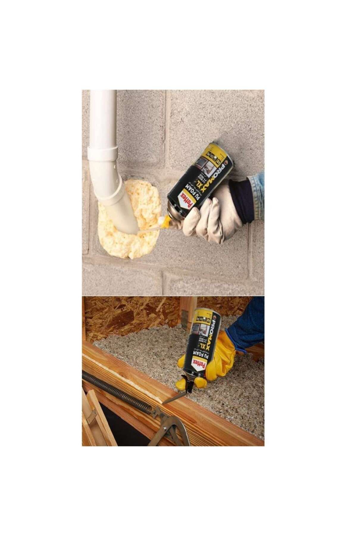 Pattex-باتيكس برومكس XL PU Foam Fix & Fill – مثالي للنوافذ والأبواب، 500 مل 4