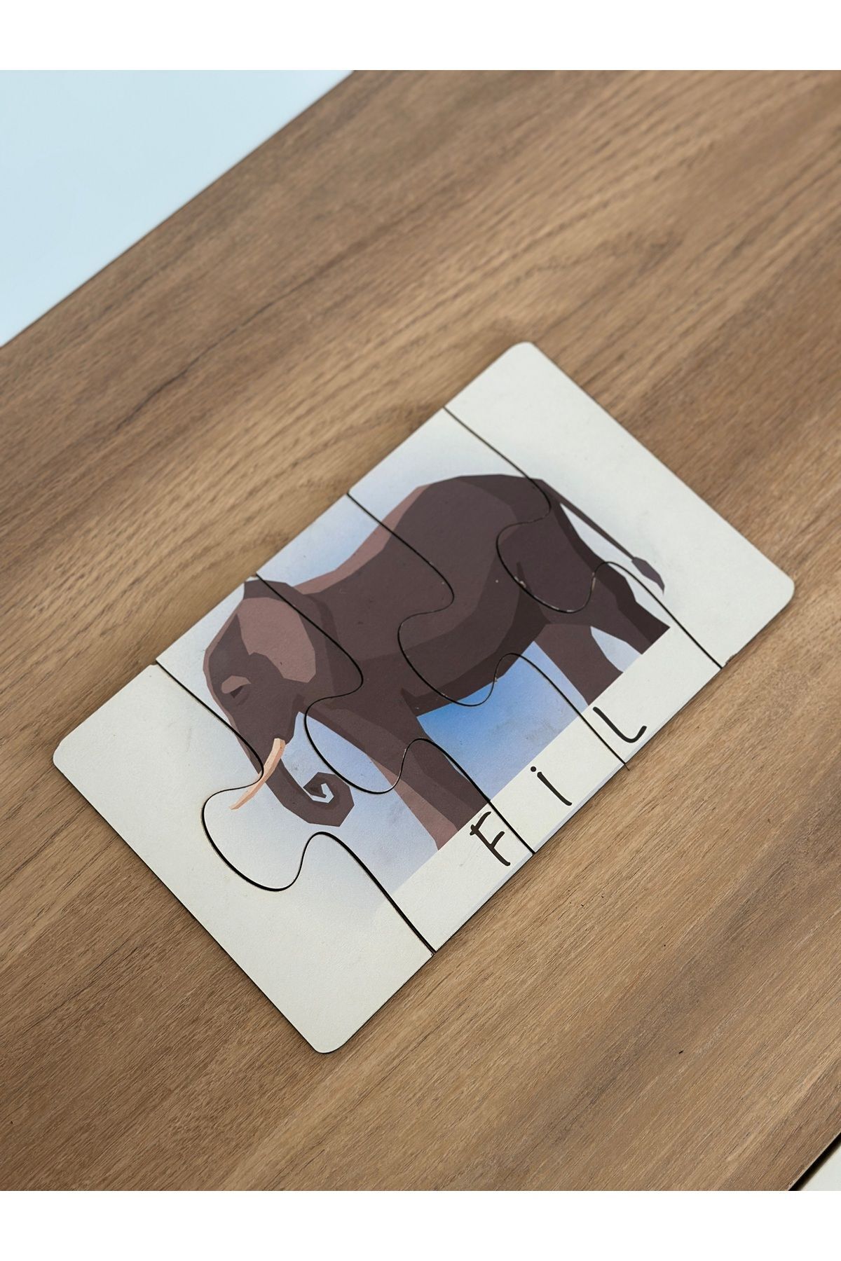 Karter İnovasyon Hayvanlar Öğrenme Eşleme Puzzle Kartı, Puzzle Eğitici Oyuncak, Montessori Eğitim Oyuncak, Motor Zeka fotoğrafı 2 (önizleme)