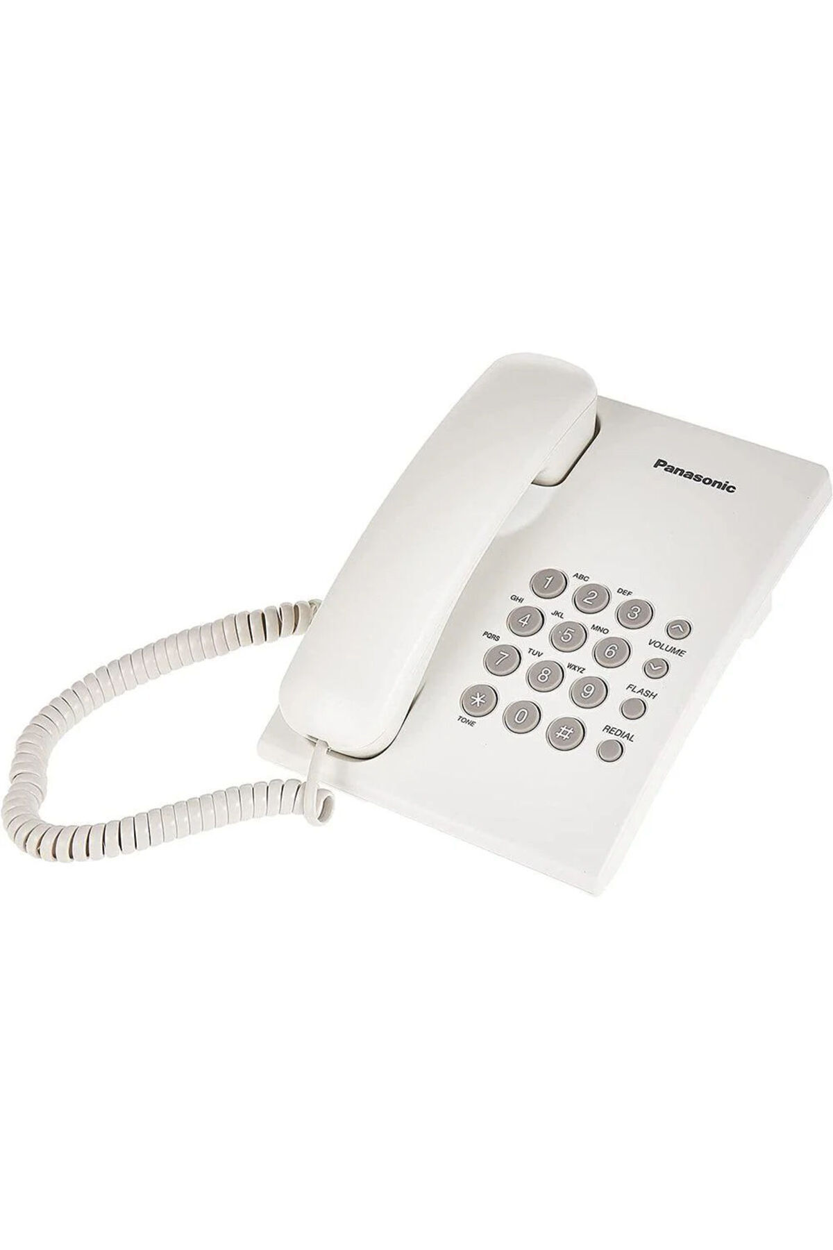 PANASONIC-هاتف أرضي سلكي - أبيض (ماليزيا) - Kx-ts500 1