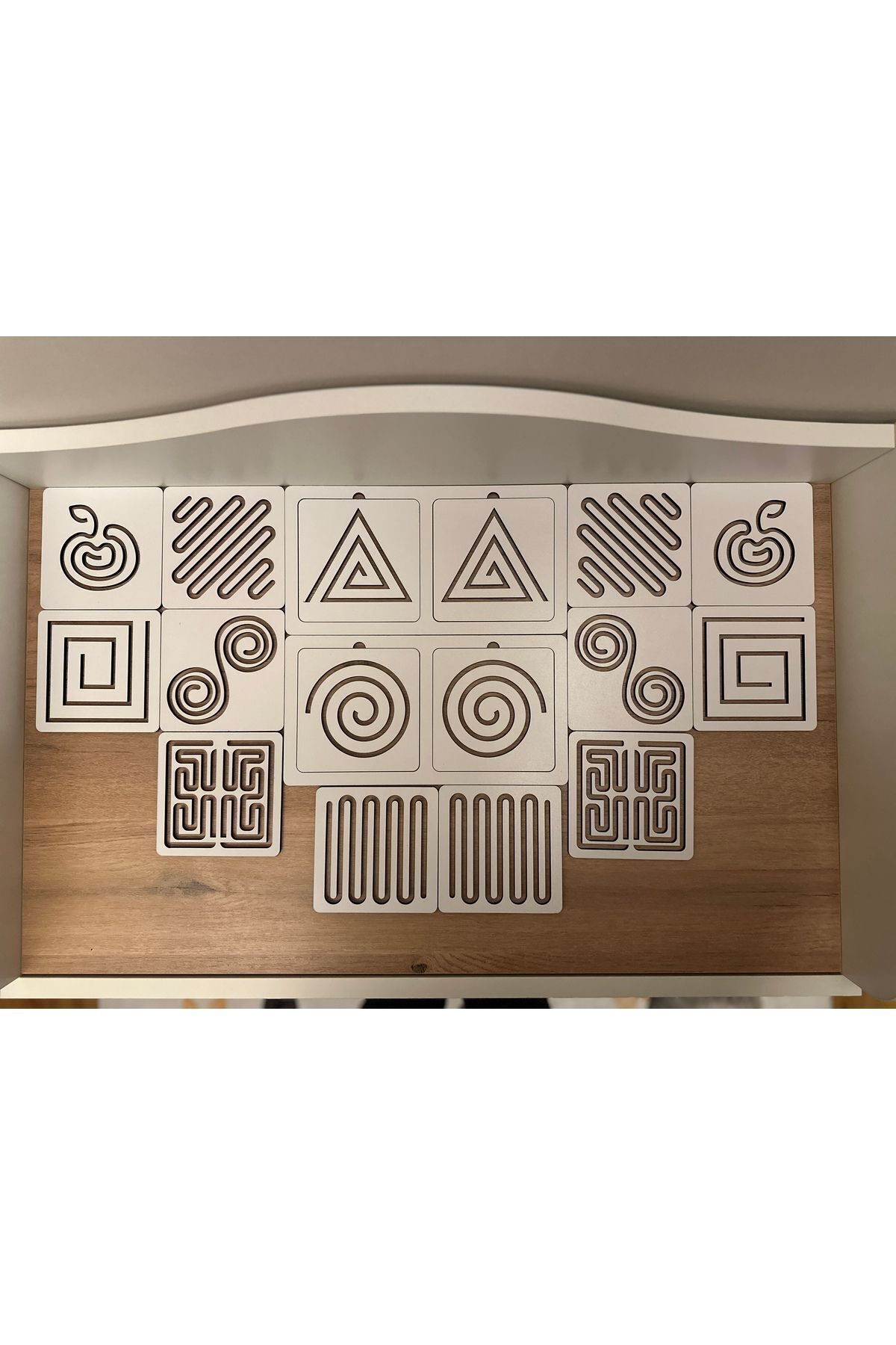 Karter İnovasyon Simetrik Şekiller Çizgi Çalışma Seti, Eğitici Oyuncak, Montessori Eğitim Oyuncak, Motor Zeka Oyun fotoğrafı 6 (önizleme)