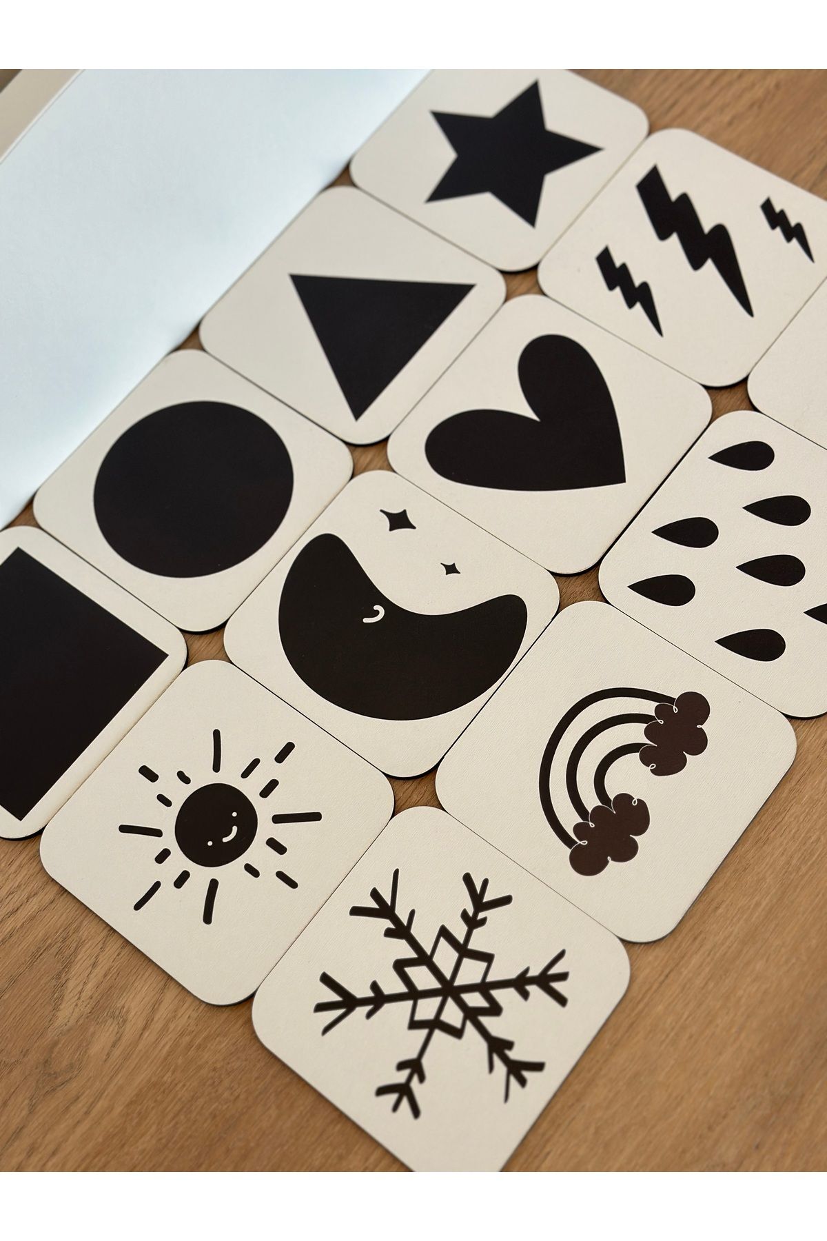 Karter İnovasyon Bebeğimin Ahşap Ilk Zeka Kartları Flaş Kart Flash Cards Bebek Zeka Kartları İlk Zeka Kartları fotoğrafı 4 (önizleme)