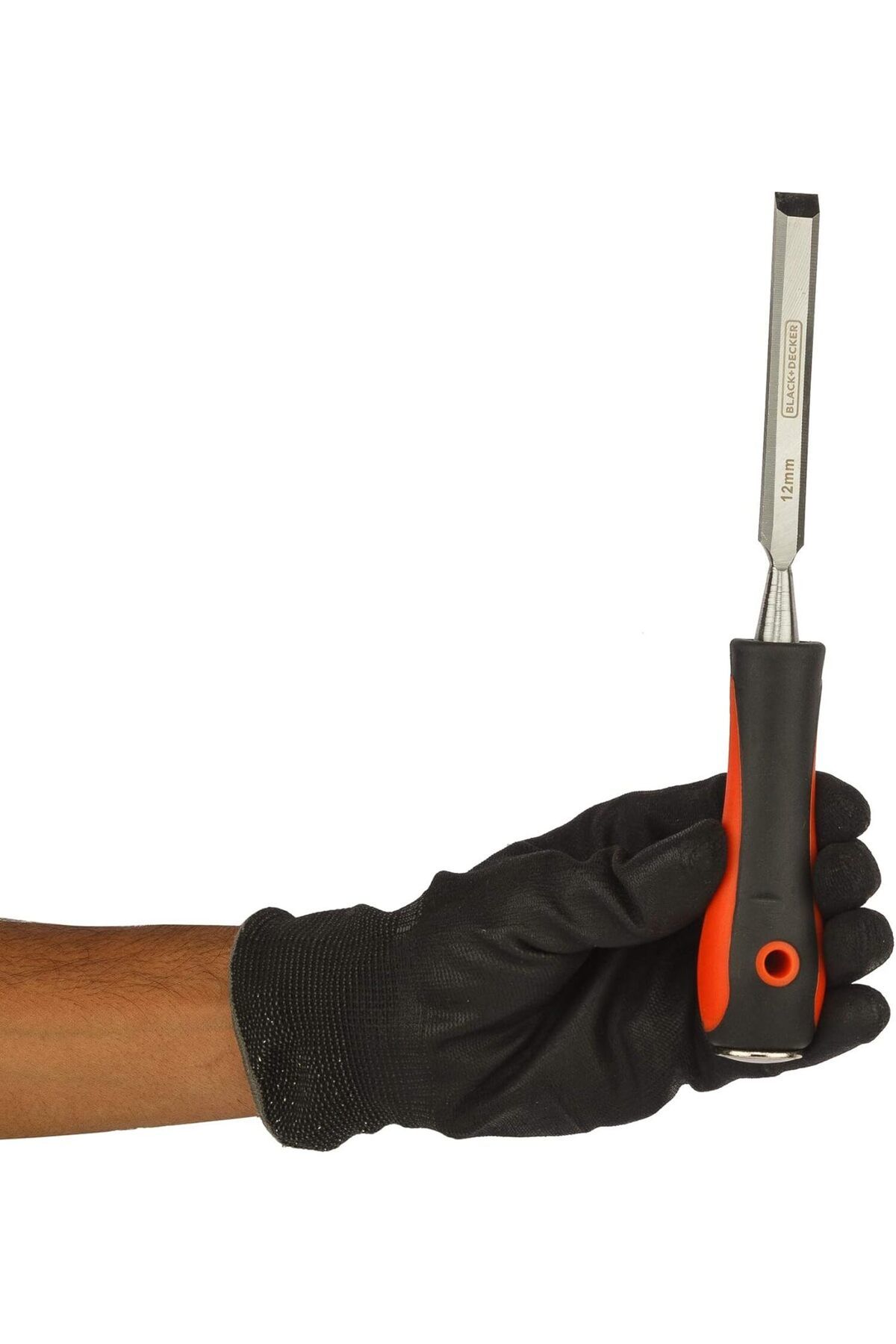 Black&Decker-إزميل يدوي بلاك اند ديكر BDHT16695 لنحت الخشب – شفرة 12 مم من الفولاذ عالي الجودة مع مقبض مريح 5
