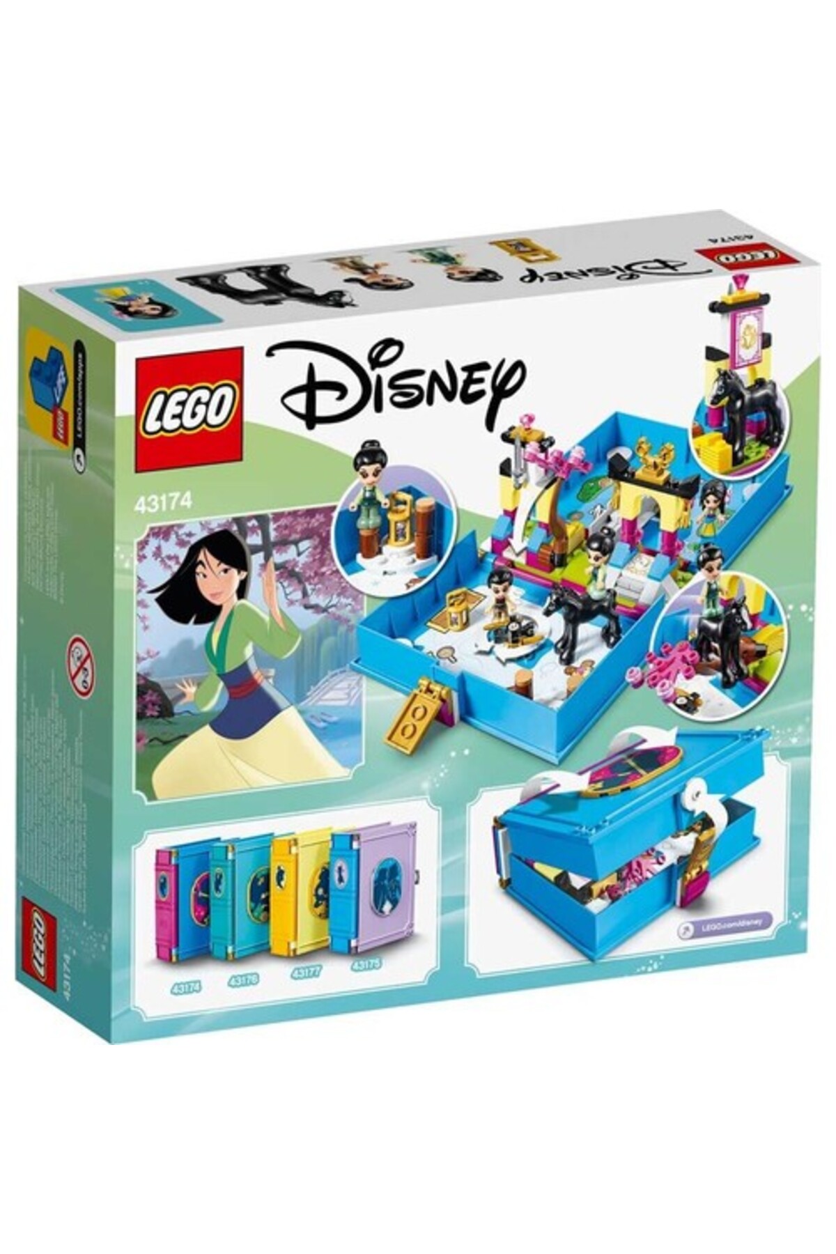 LEGO Disney 43174 Mulan's Storybook Adventures fotoğrafı 4 (önizleme)