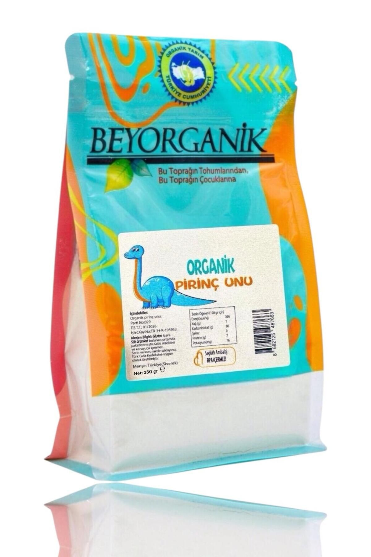 BEYORGANİK Organik Bebek Pirinç Unu 250gr