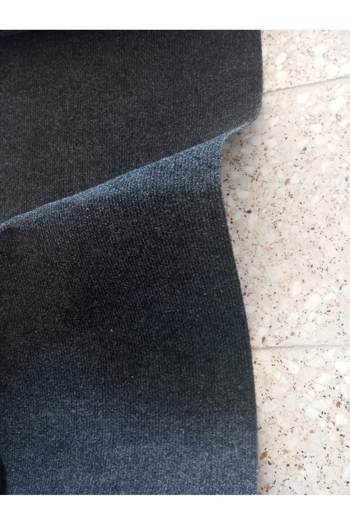 KADİRTARIM Rip Halıfleks Renk Antrasit Duvardan Duvara Halıfles Boy 2 x 9