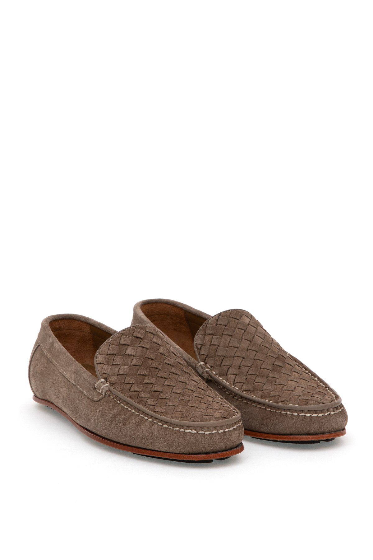 کفش‌های راحتی چرم سمور ۱۰۰٪ جیر برند کاشارل کد:(50302401-VR052) Cacharel