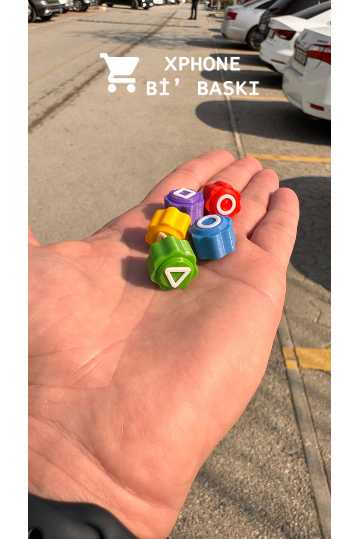 Squid Game | 5 Taş Oyun Seti Oyuncu 456 Anahtarlık (AĞIRLAŞTIRILMIŞ METAL BİLYELİ) fotoğrafı 5 (önizleme)