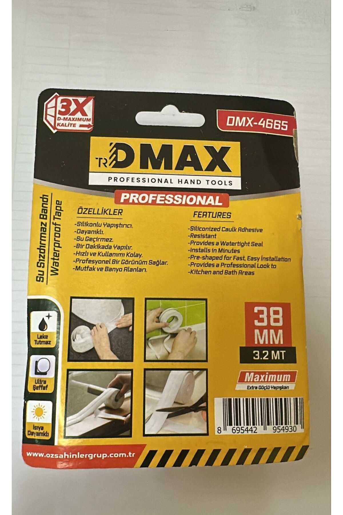 DMAX DMX-4665 38MM SU SIZDIRMAZ DERZ BANTI - 3.2MT - Fiyatı, Yorumları