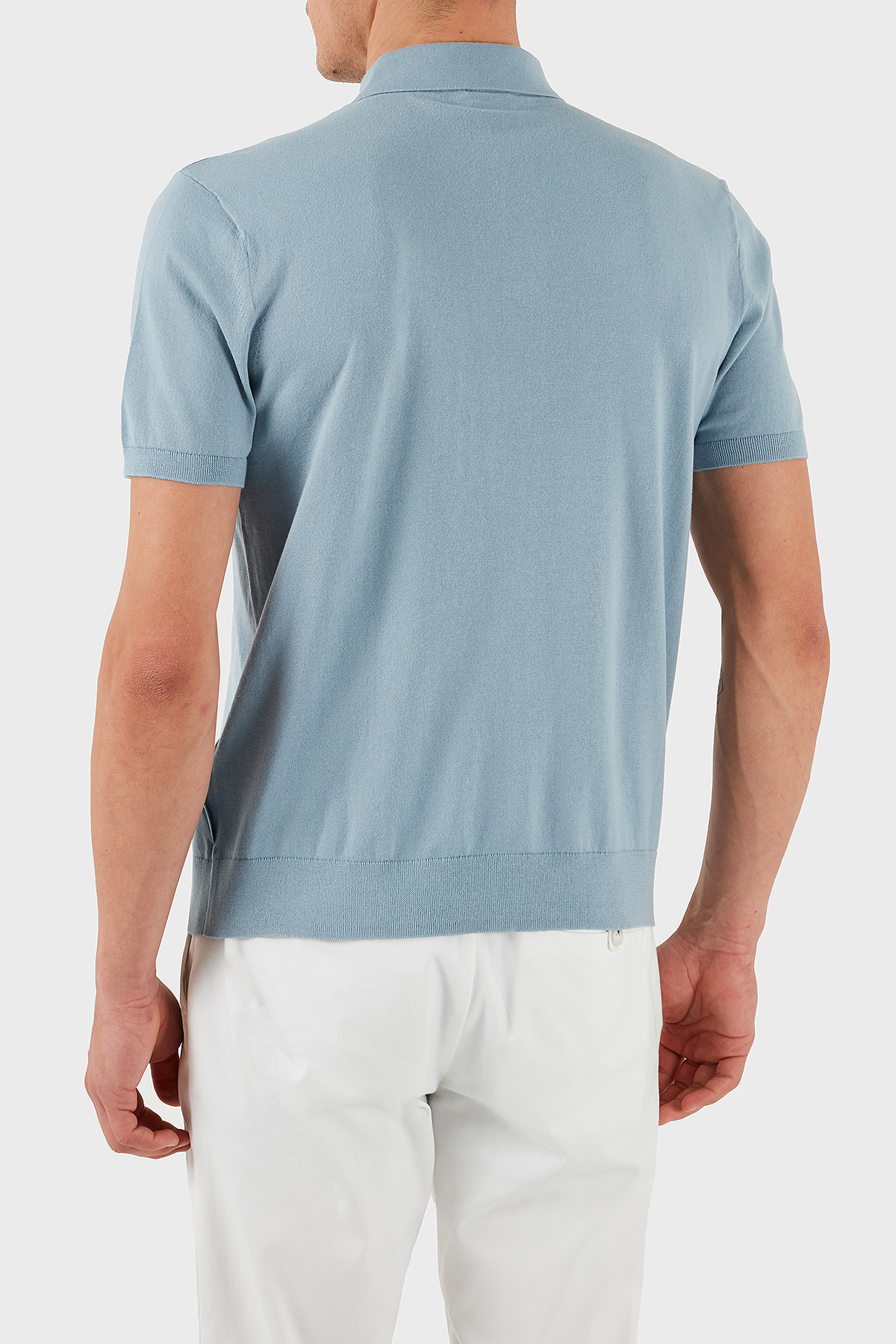 Armani Exchange-100% Cotton Regular Fit Polo Neck t Shirt Men's Polo-Neck t Shirt 8Nzf5D Zm3Jz U9287 2