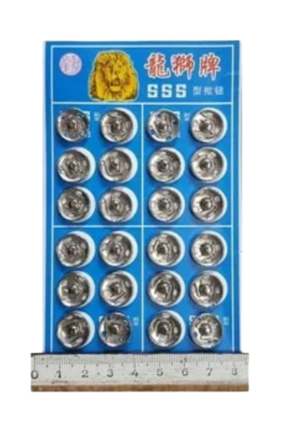 BirdoluSepet Çıt Çıt Model 2 Numara Metal 24 lü