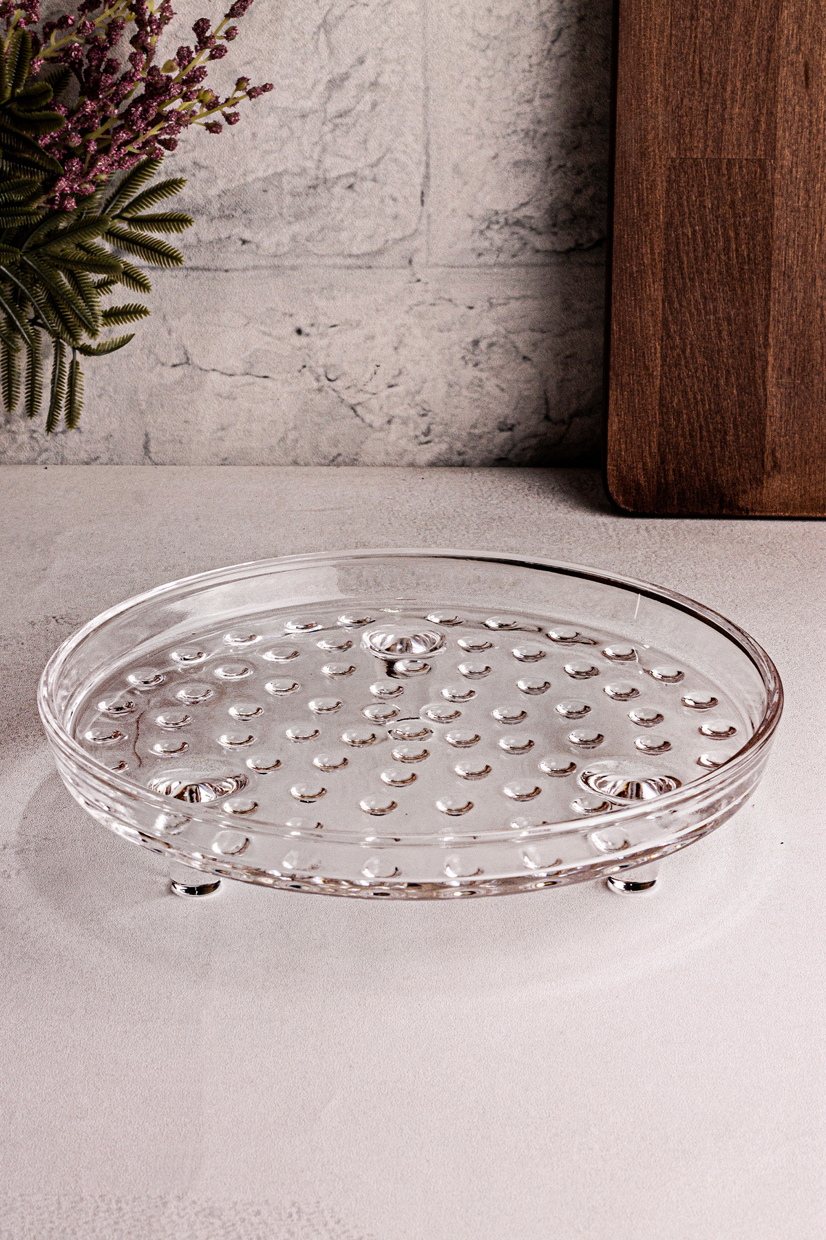 Snippy-Vitria - Glass Footed Round Cake and Pastry Presentation Plate Cake Cookie Pastry Plate 8