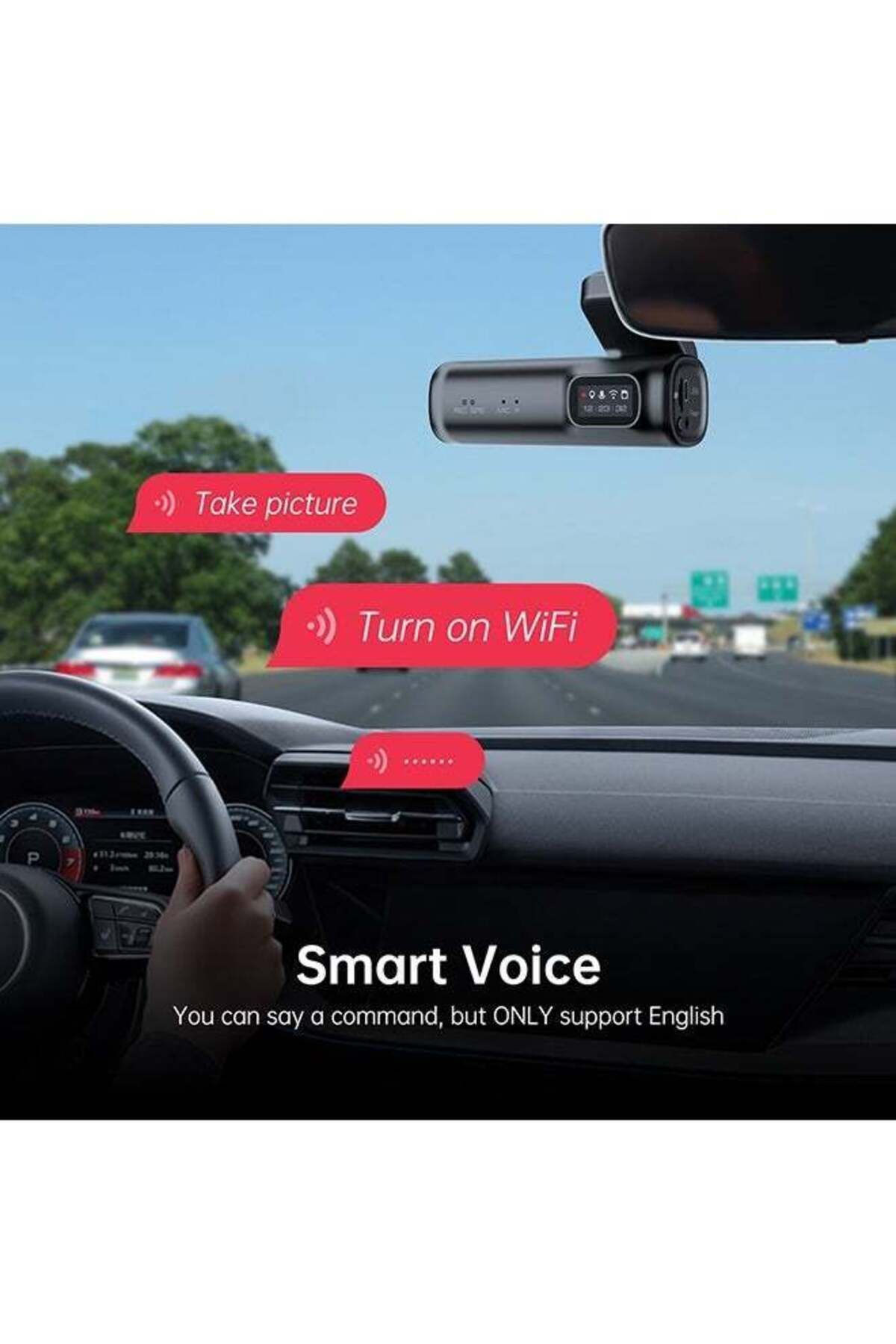 Generic-LINGDU D600 4K Car Dash Cam Front and Rear 170 Degree Wide View Angle Built-in 5GHz WiFi 6