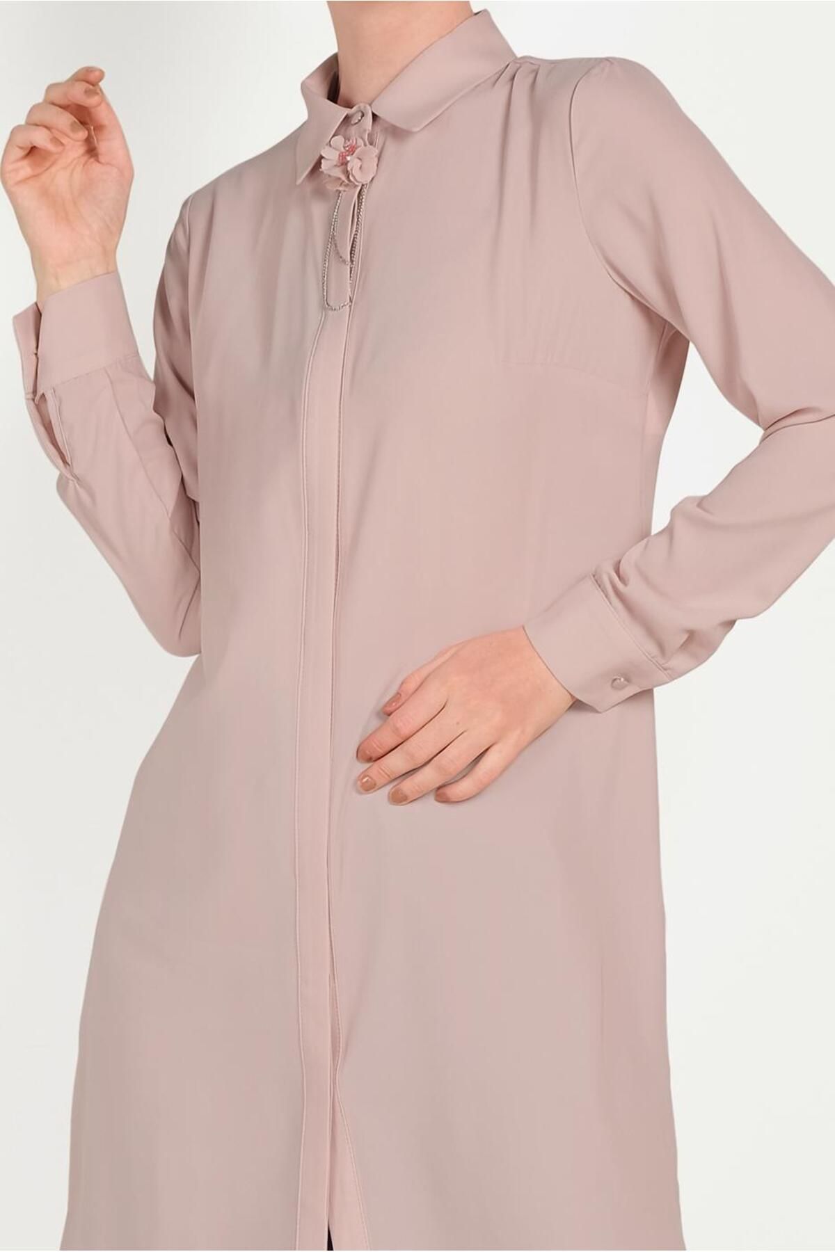 Alvina-Classic Tunic with Hidden Buttons 40442 4