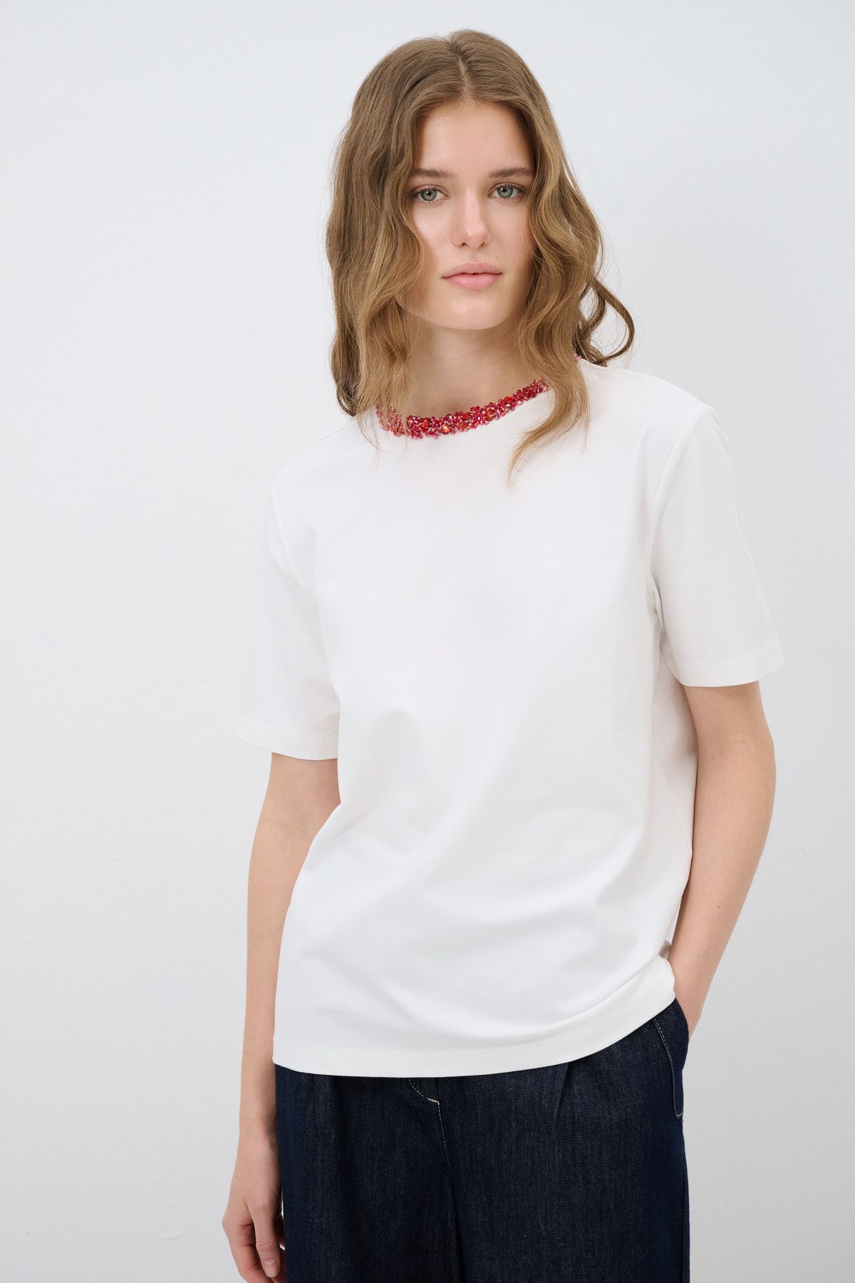 adL-T-shirt with rhinestones 4