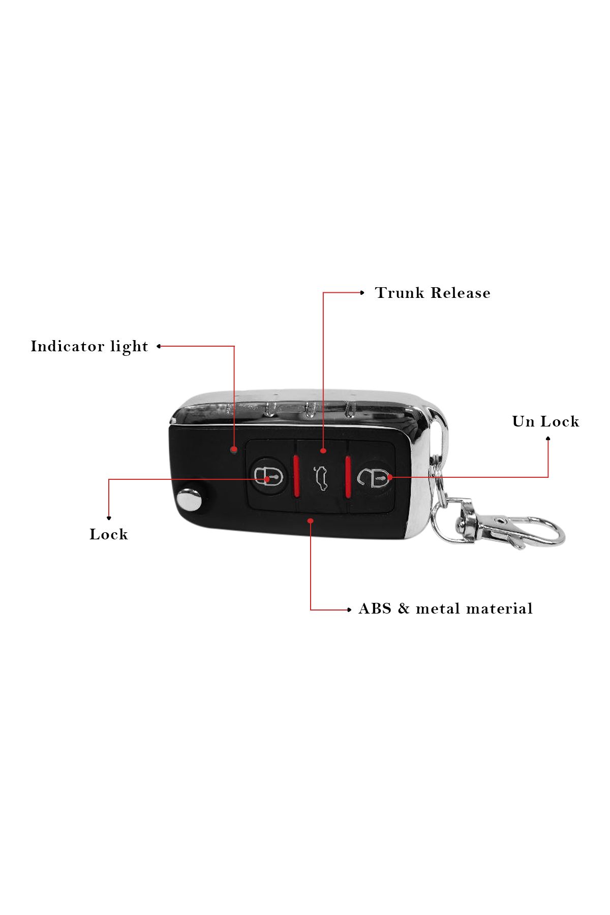 3XR-Car Keyless Entry System with 2 Remotes and Full Wiring Kit for Vehicle Security – Advanced Design 3