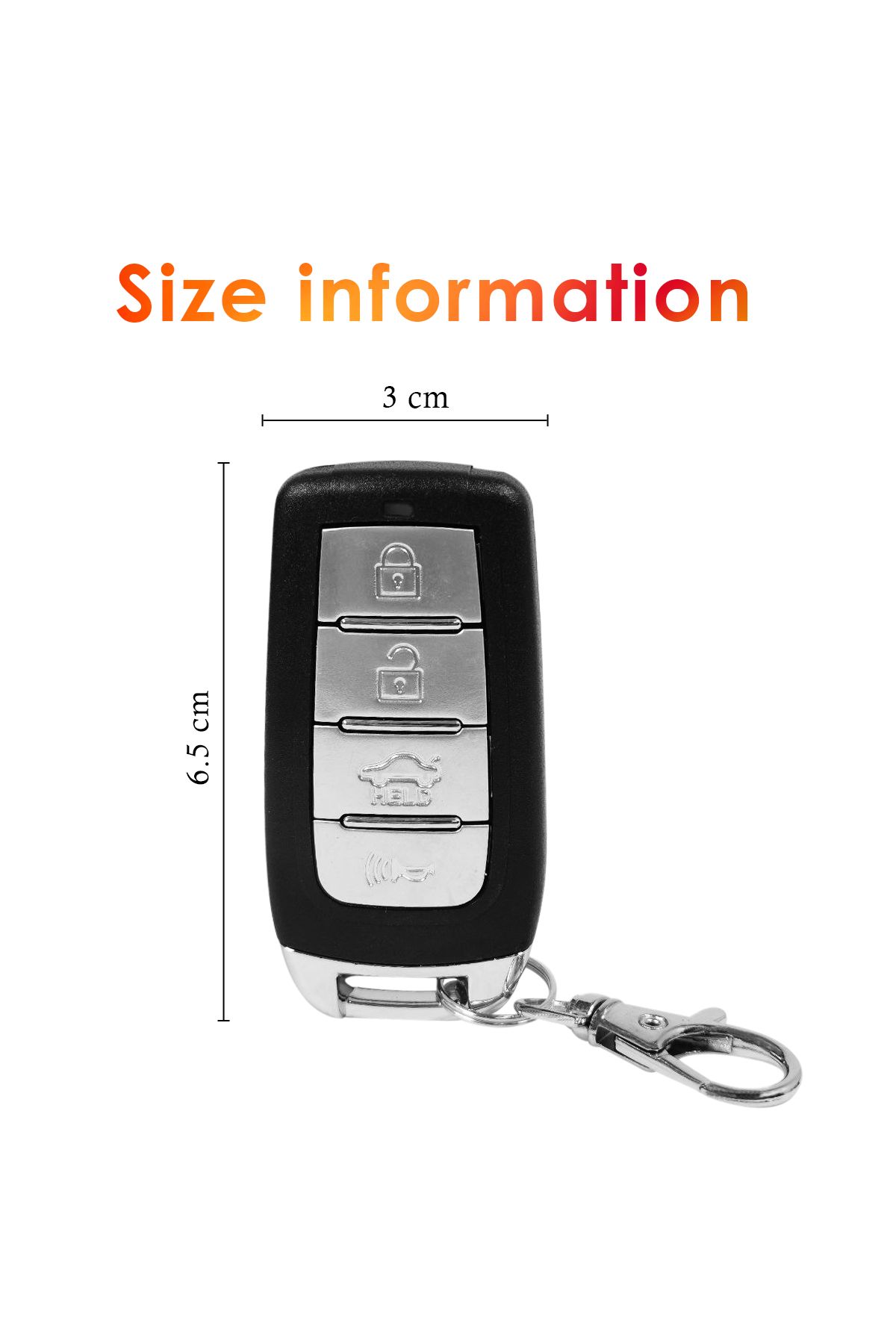 3XR-Universal Car Keyless Entry System with Remote Lock Unlock, Trunk Release, Window Closer 4
