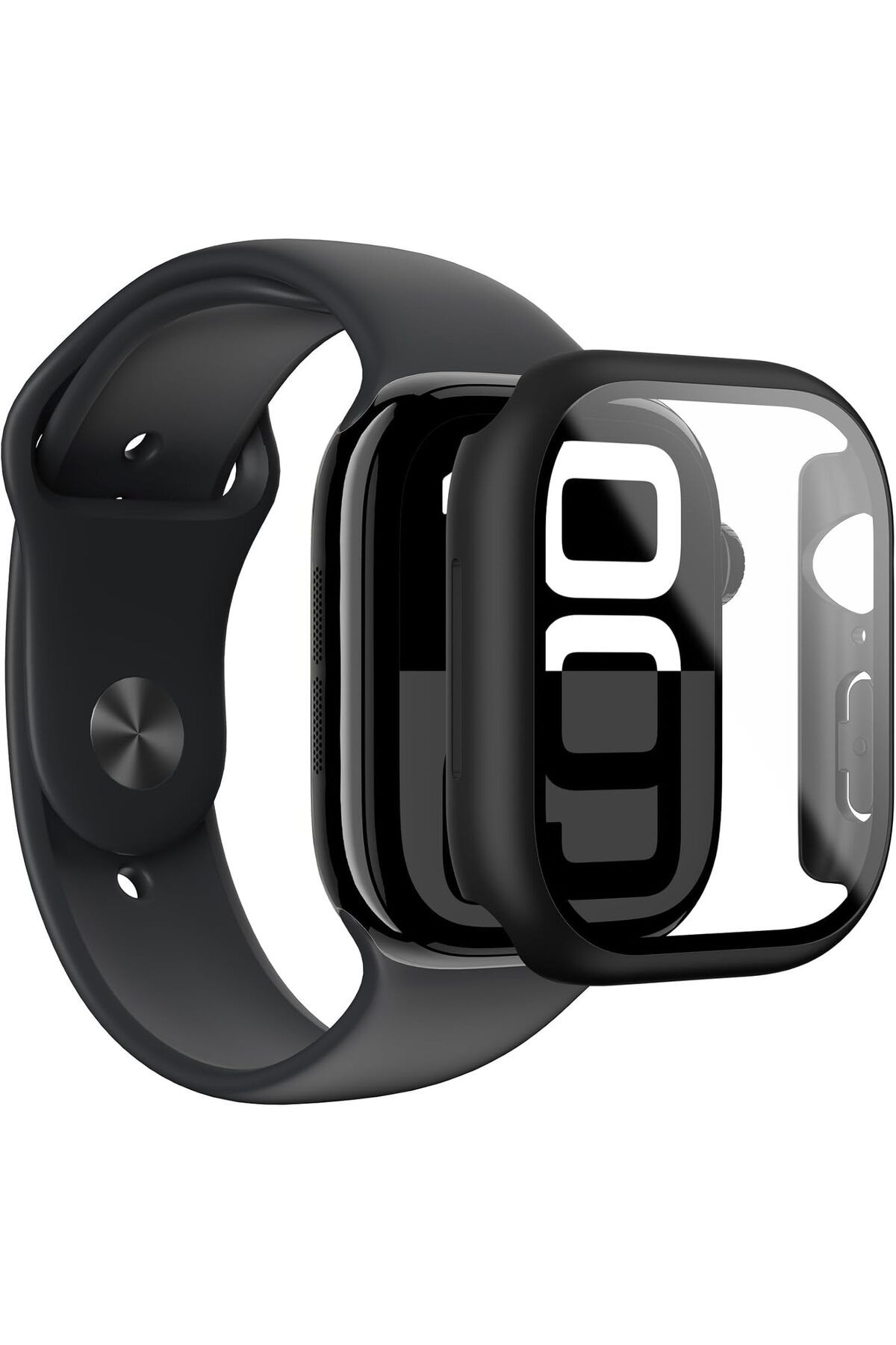 Amazingthing-Amazing Thing Radix FullGuard for Apple Watch 10 42mm case with built in Screen Protector - Black 5