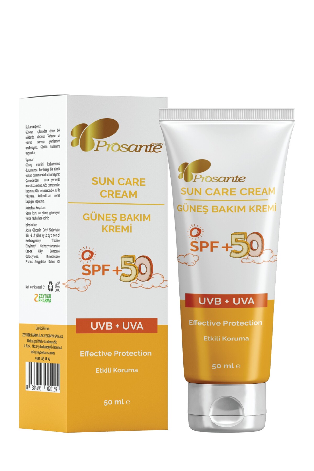 Güneş Bakım Kremi Spf 50 Çocuk 50 ml 3'lü Paket — 153.20.167 — تصویر 2 از 4