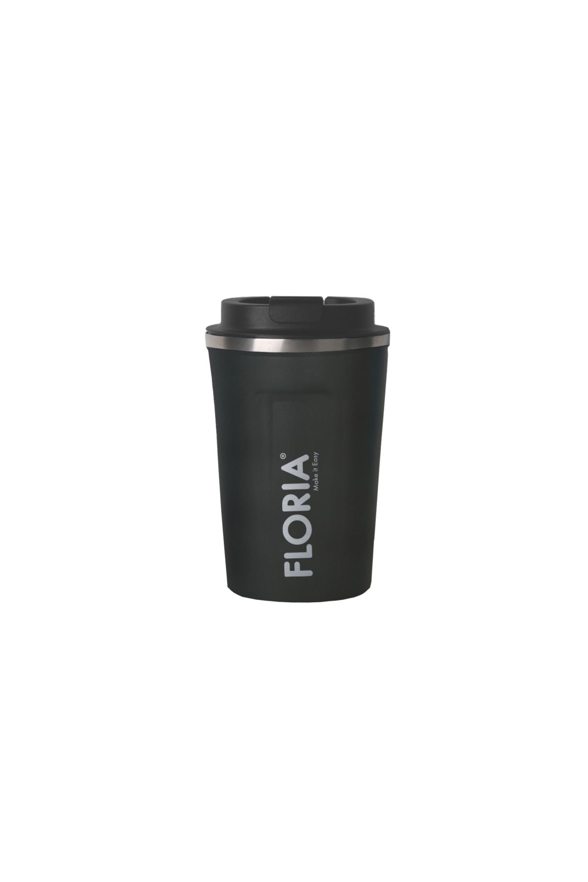 Floria Cana De Cafea Floria Zln9970 Tip Termos, Capacitate 380ml, Interior Din Inox, Pereti Dublii, Gri - One Size