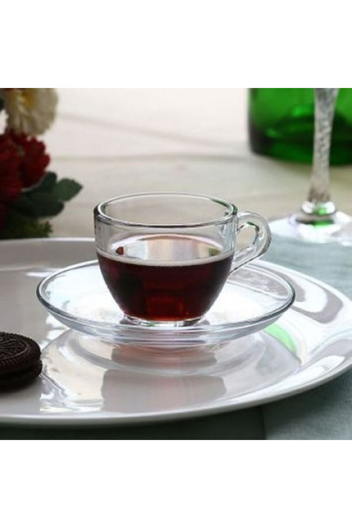 Paşabahçe-Set servire ceai sau cafea, 12 piese, 6 persoane, Basic 3