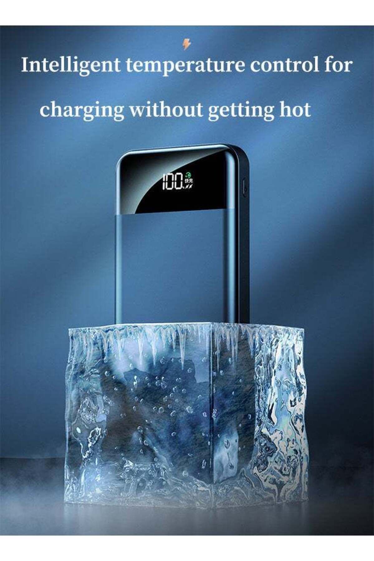fulina-Power Bank with 12000mah Large Capacity,Built-In 3 Cable,12W power and LED Display,For travel(Black) 5