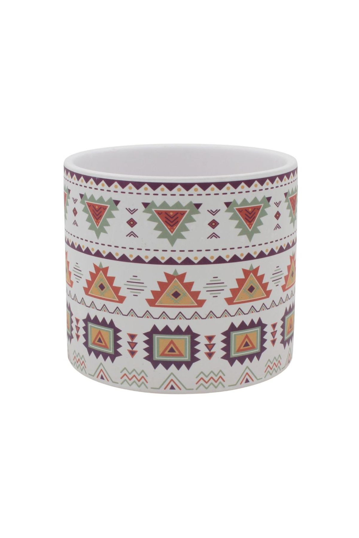 BM GİFT DESİGN Mască Ghiveci, Din Ceramică, Model Tradițional, 11 Cm - One Size
