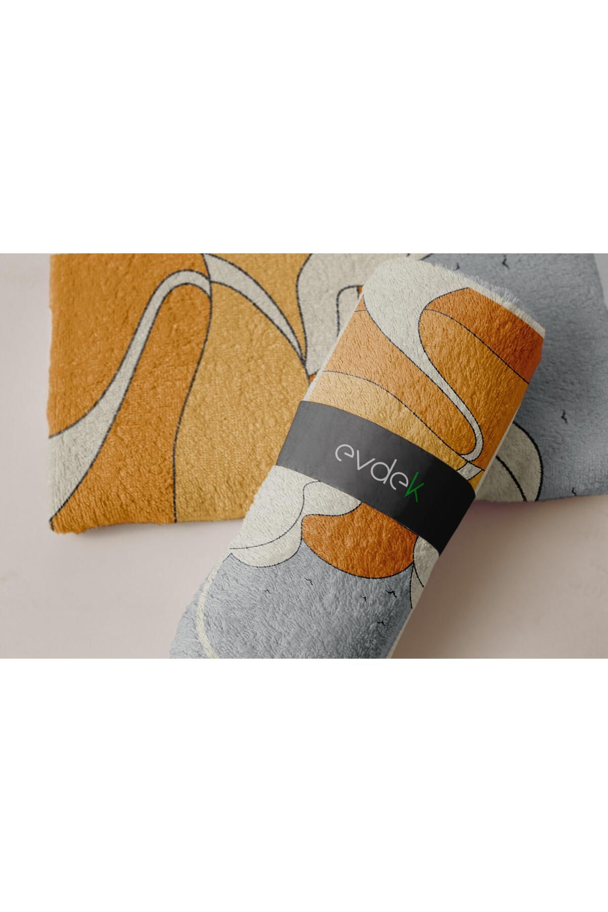 Evdek Set De Prosoape Pentru Mâini Și Față Model 50x70 Ds27 - One Size