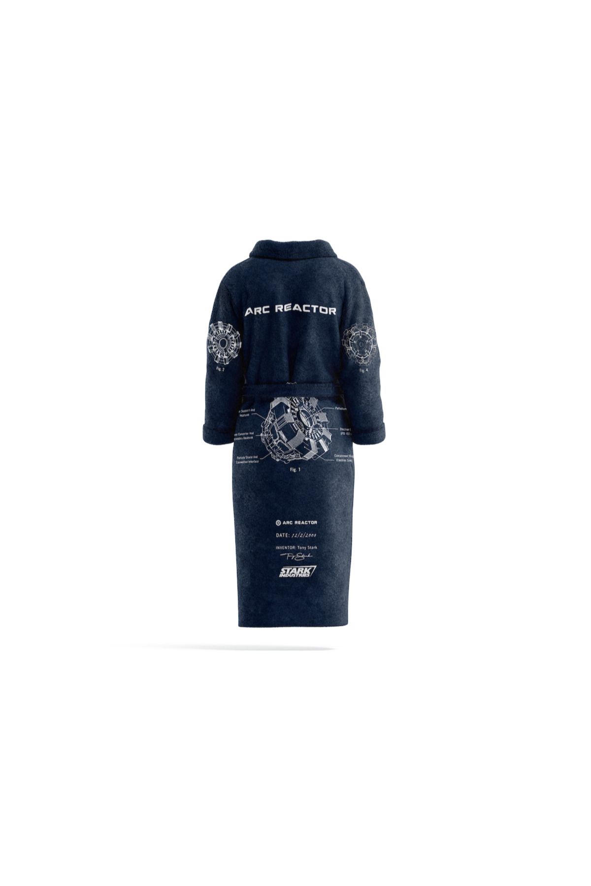 The Lucid Lab-Halat de baie Arc Reactor albastru 1