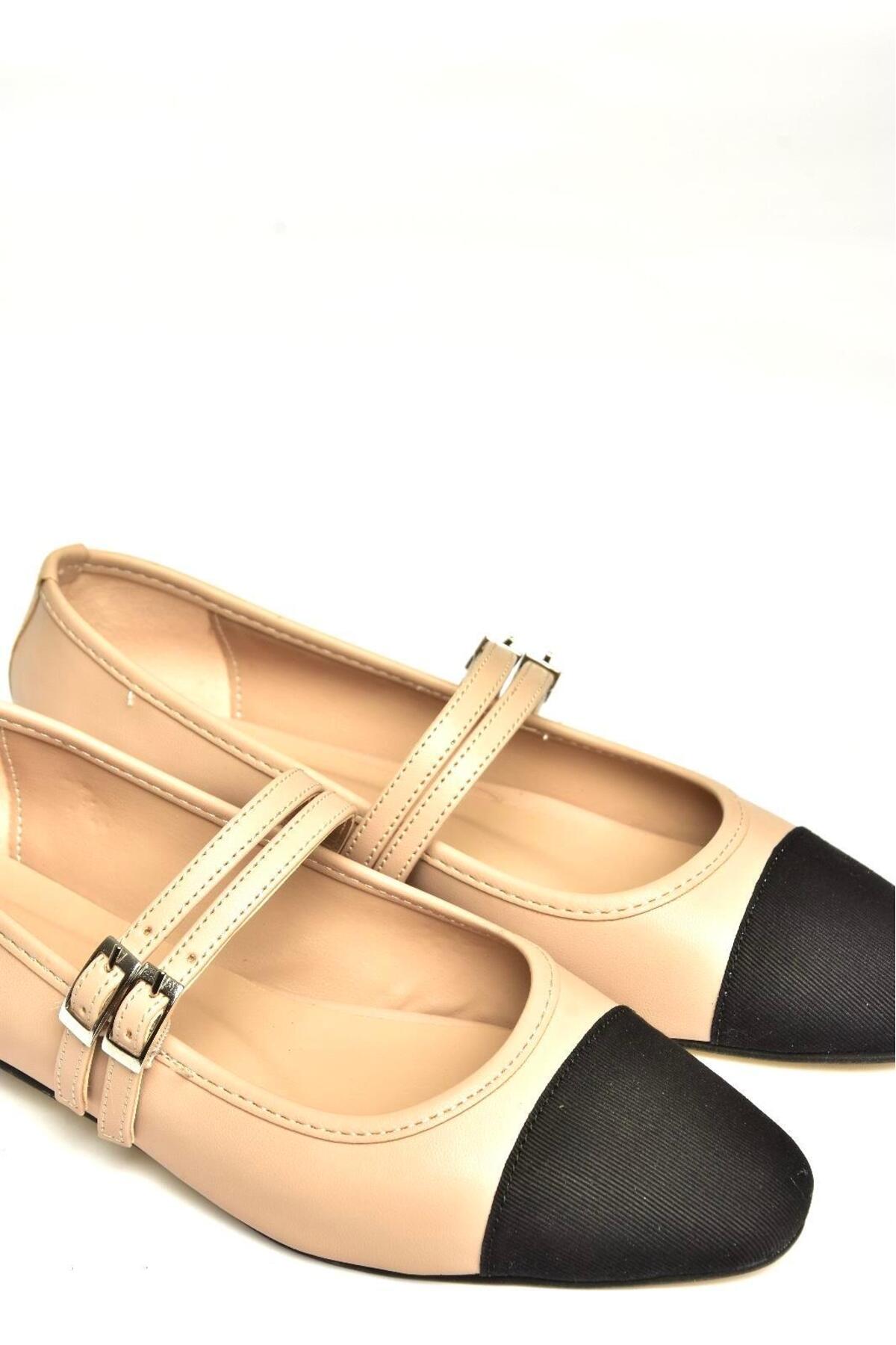 Fox Shoes U725512109 Ten Kadın Babet görsel 4
