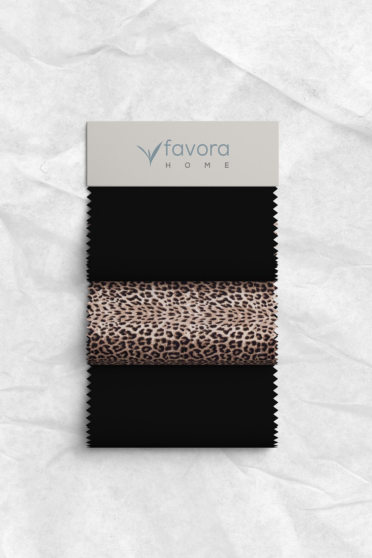 FAVORA-Frilly Leopard Patterned Double Duvet Cover Set with Elastic Sheets 7