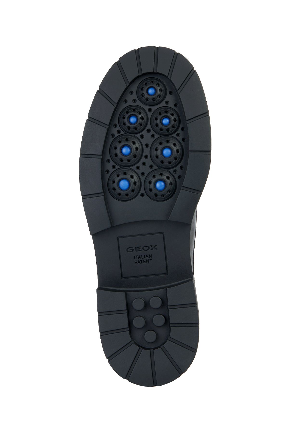 Geox-حذاء رجالي من الجلد باللون الأسود من Spherica Ec7 برباط D36vdh00043c9999 6