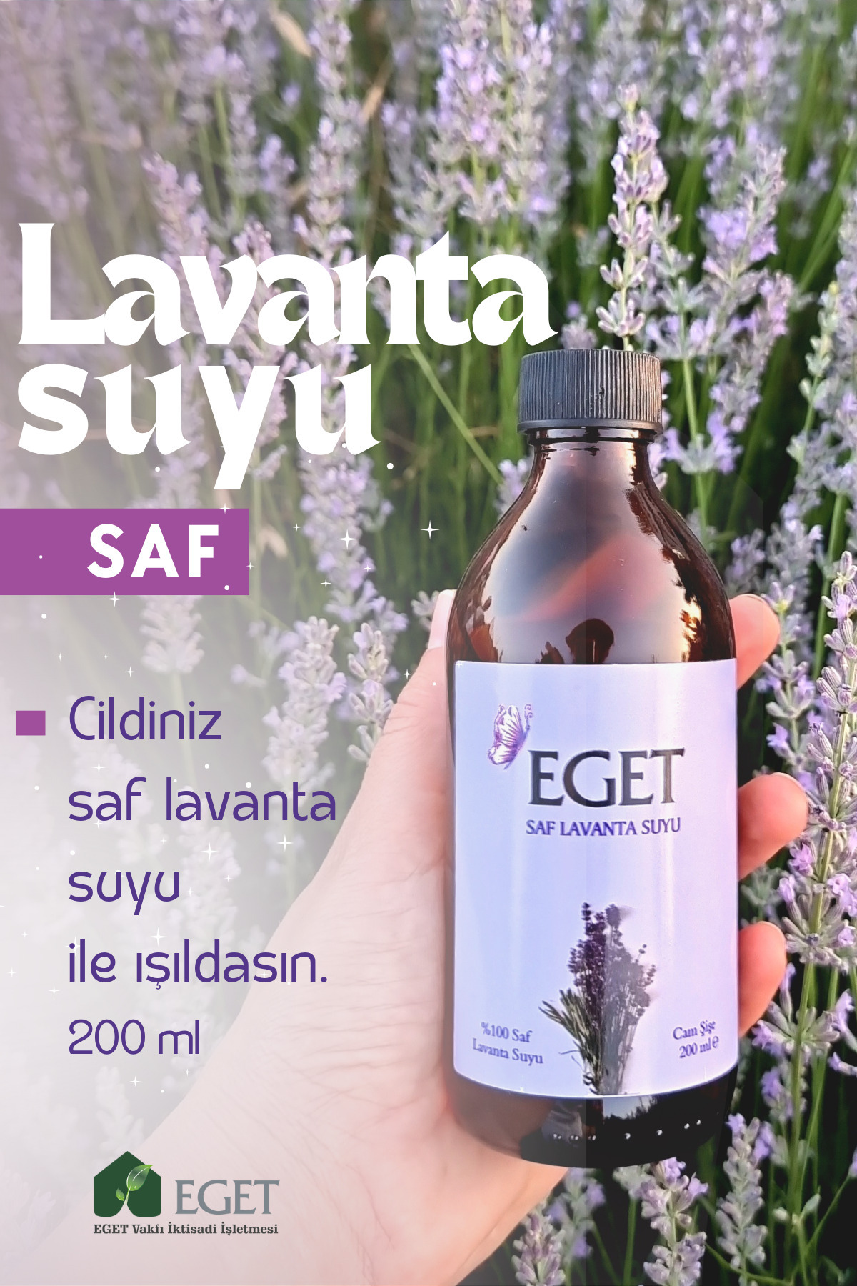 Saf Lavanta Suyu 200 ml — HID-001 — تصویر 4 از 4