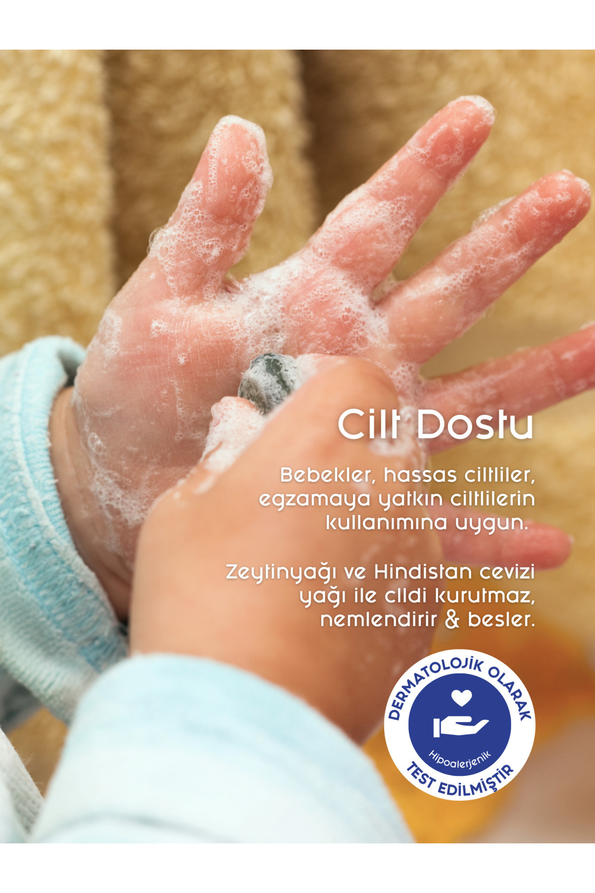 Lindos Doğal Zeytinyağlı Kastil Sabun El Ve Vücut Aromaterapik Lavanta Yağıyla 600 ml Büyük Boy fotoğrafı 5 (önizleme)