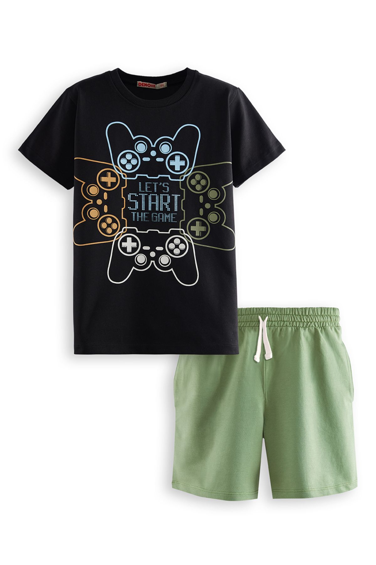 Denokids-Start Game Boy's T-Shirt Shorts Set 3