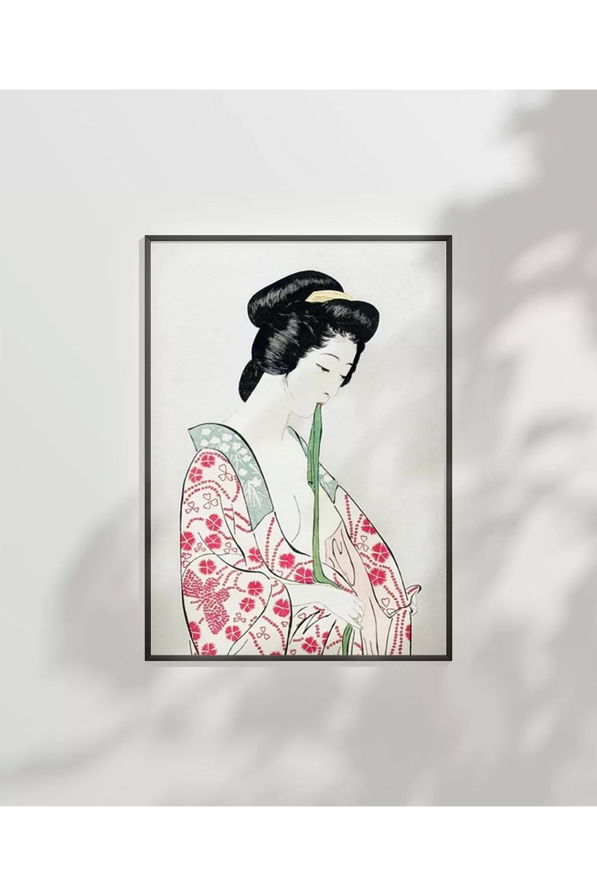 VOGLOO Çerçevesiz Poster Kimono ve İncelik
