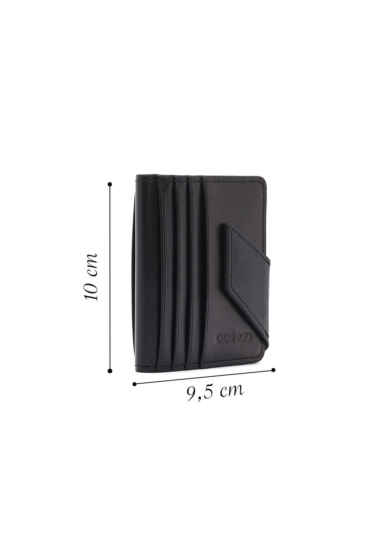 Derimod-Black Men's Card Holder - 000A2D313818 2