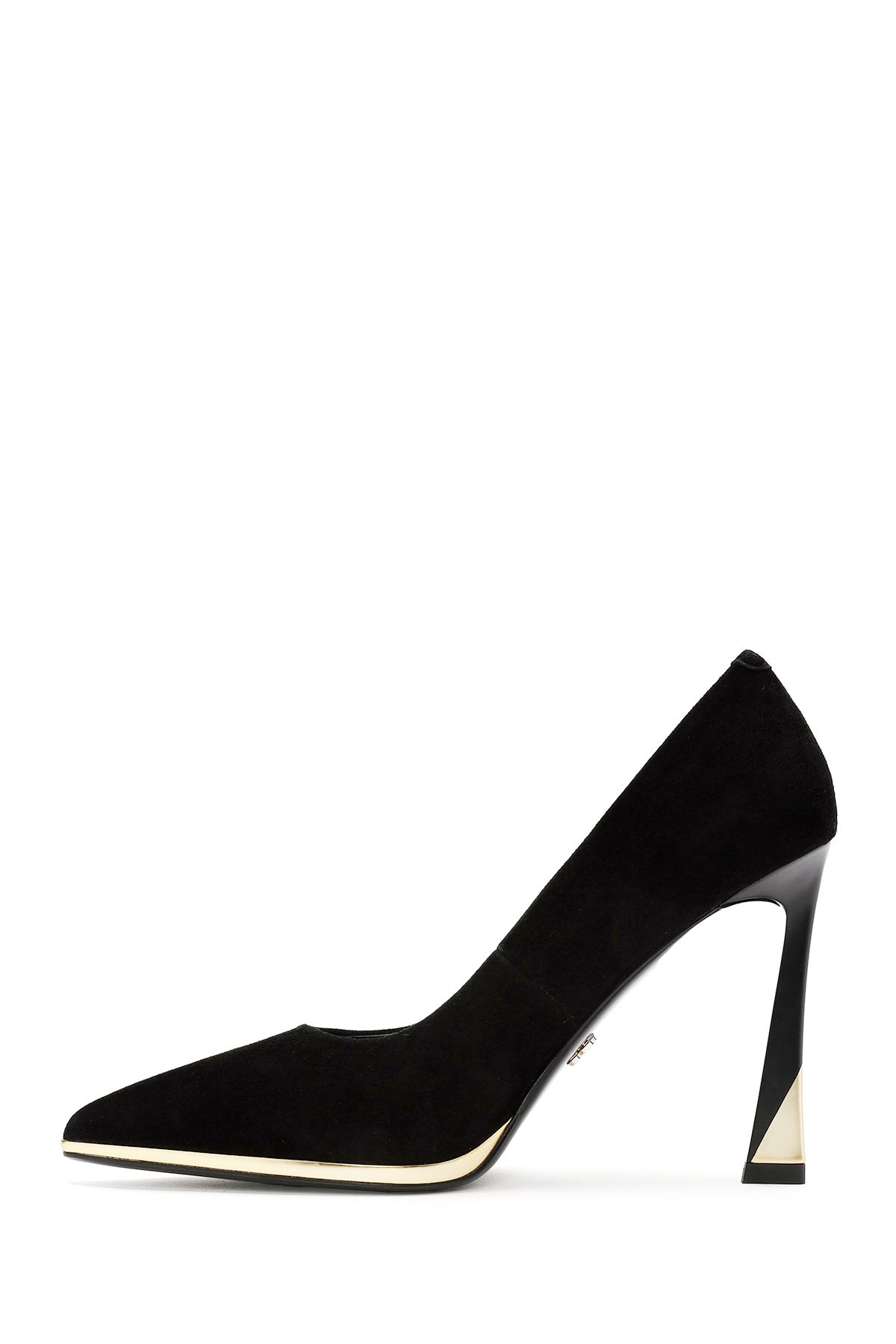 Derimod-Stiletto din piele de piele intoarsa cu toc inalt pentru femei 24WFD 490110 5