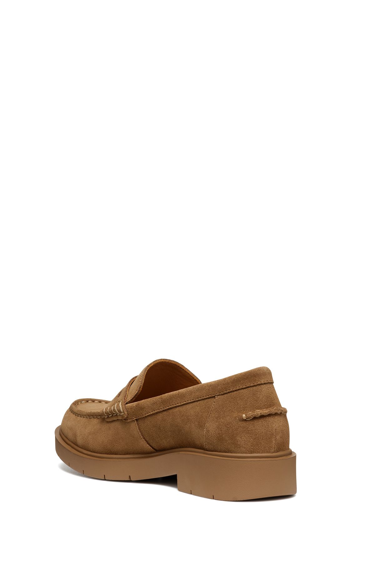 Geox-Loafer pentru femei din piele intoarsa maronie - Spherica Ec1, D25QRA00022C6372 4