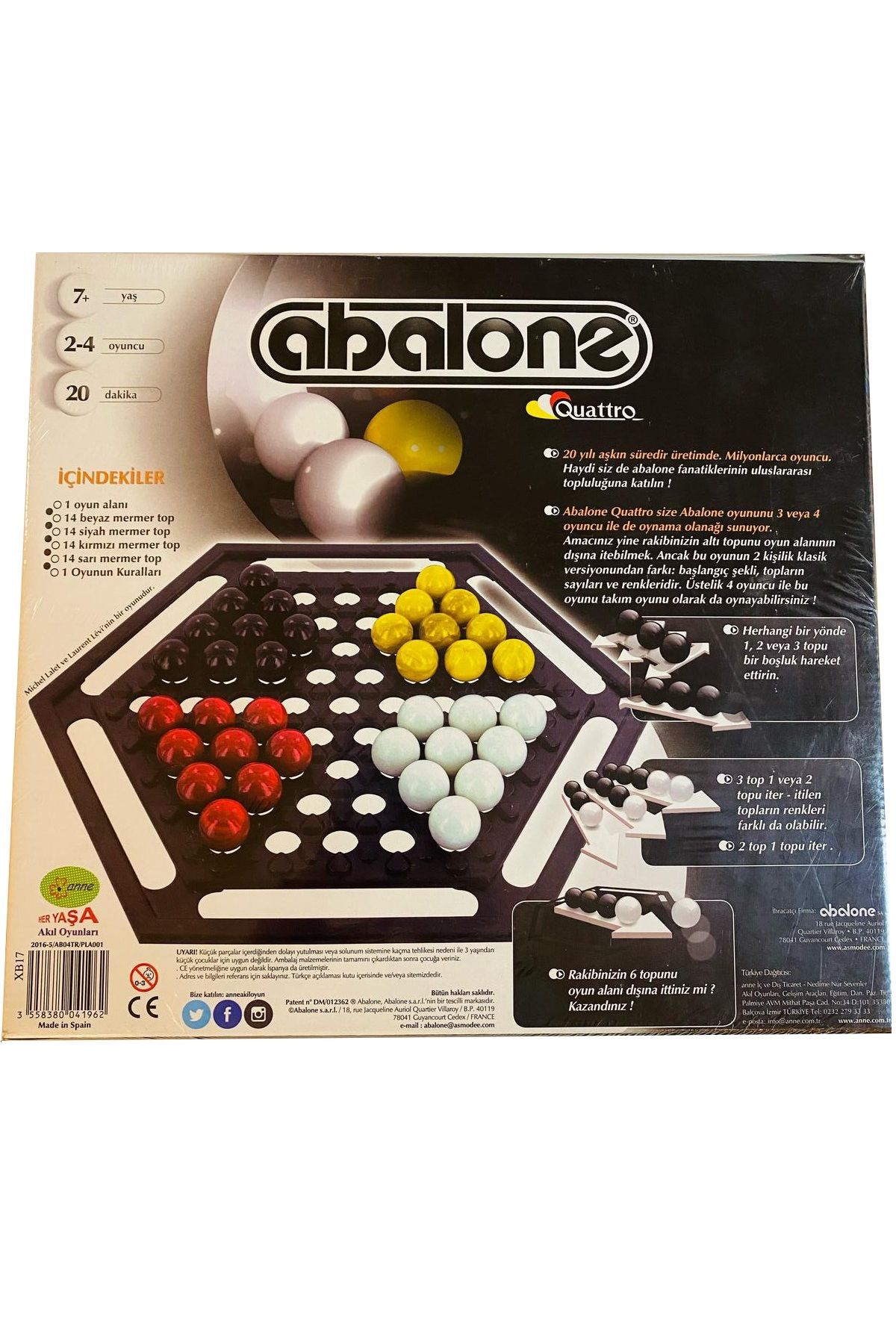 Asmodee-Abalone Quattro - Set of Four 6