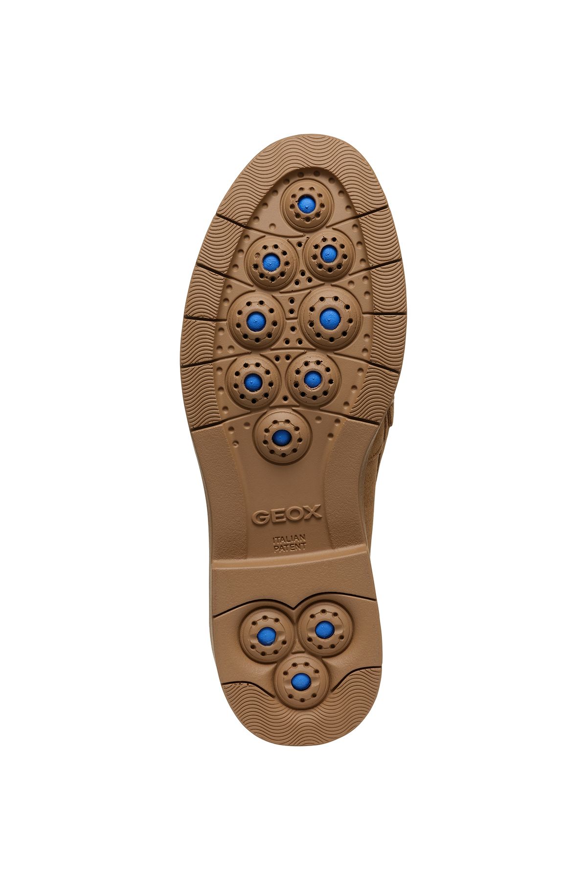 Geox-Loafer pentru femei din piele intoarsa maronie - Spherica Ec1, D25QRA00022C6372 7