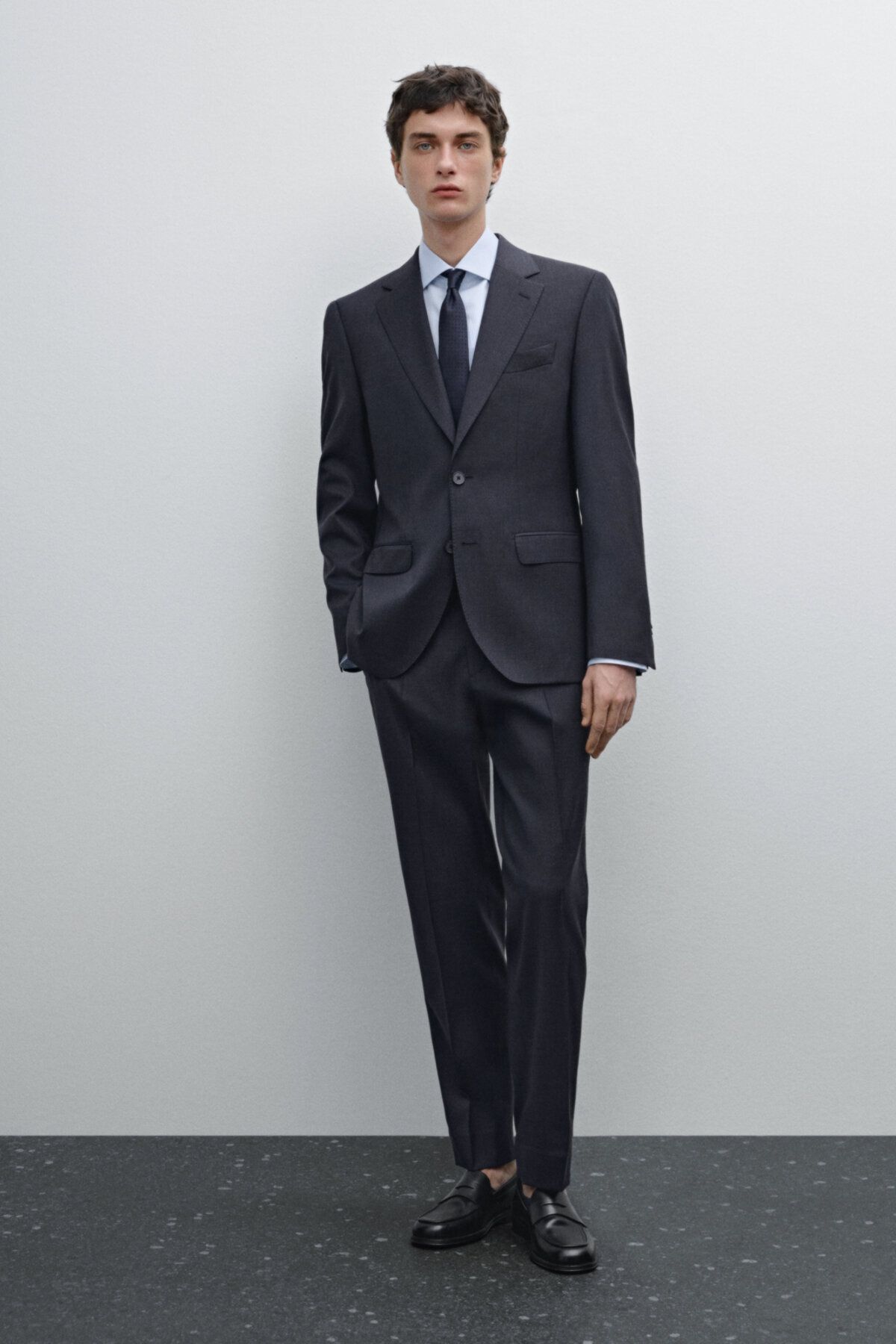 کت بلیزر کلاسیک با طرح سگ شکاری Massimo Dutti