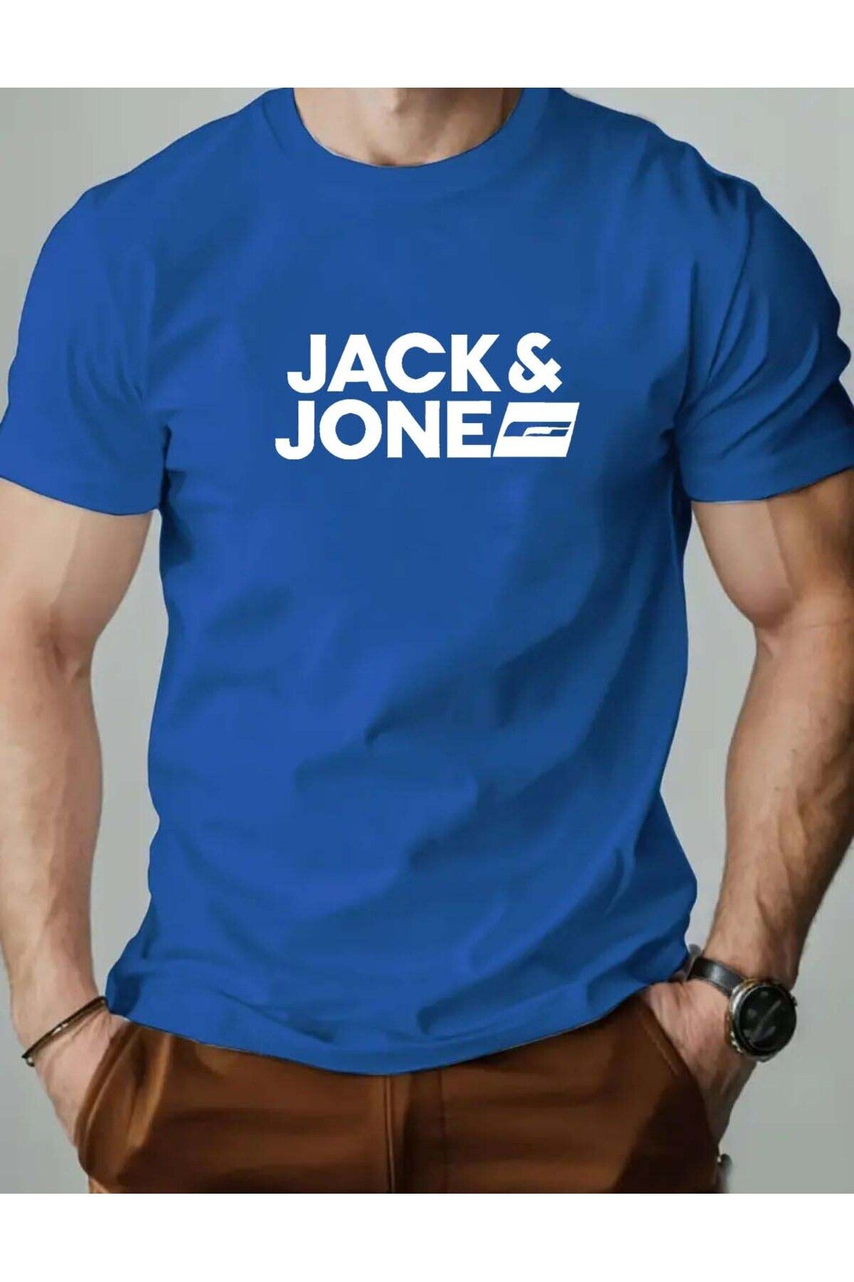 Tarzsokak Jack Jone Yazı Baskılı Basic