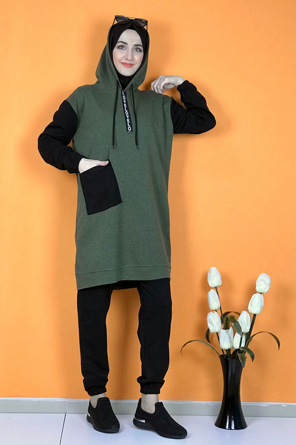 COXO Fashion`S Moda Çizgi Eşorfman Takımı